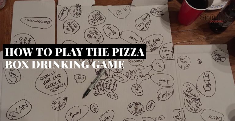 How to play the Pizza Box Drinking Game